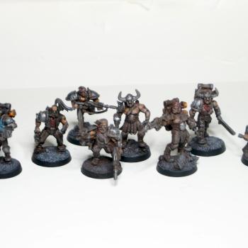 Traitor Guard Storm Troopers of Khorne by clive_is_great