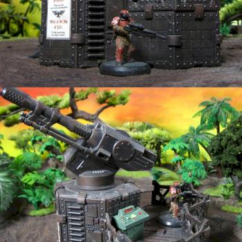 Anti-Aircraft Gun Emplacement by Studio Asgard