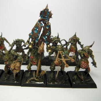 Chaos Plaguebearers by Pintores del Caos