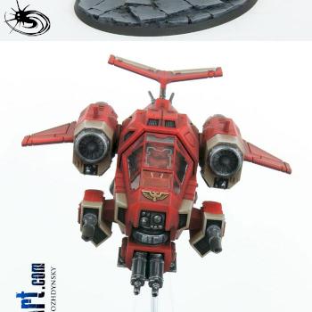 Blood Angels Stormtalon by MadFlyArtStudio