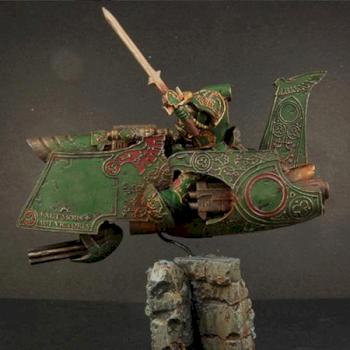 SF Knight on Jet Bike by Scibor