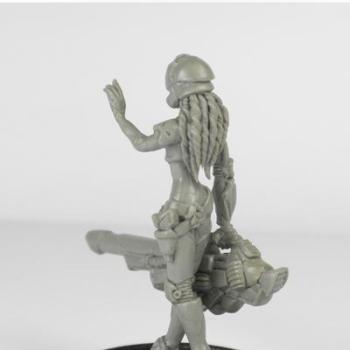 Killie - Female Soldier - 30 mm by Lafeenoirecreations