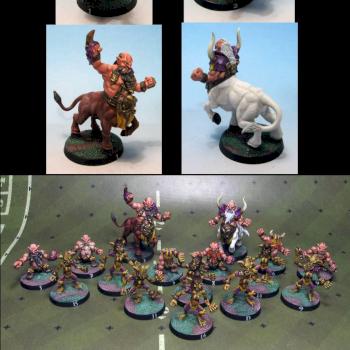 Chaos dwarf bloodbowl team by ptdesignstudio