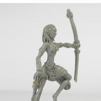 Amazon Wooden Elf - 30 mm by Lafeenoirecreations