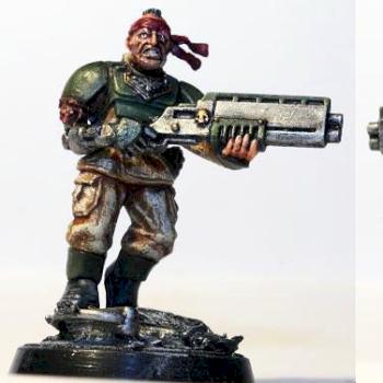 Imperial Guard Colonel 'Iron Hand' Straken :) by bepebka