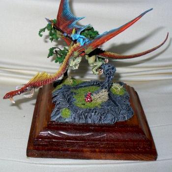 Skink on Dragonlord Dragon by vonzembol