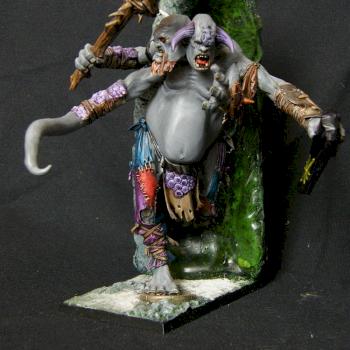 Chaos giant of slaanesh by Terecius