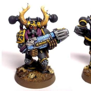 Chaos Space Marine by walles