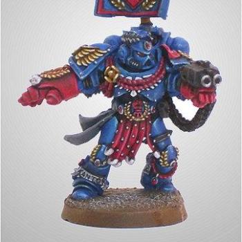 Pedro Kantor of the Crimson Fists by Bodrius