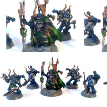 Alpha legion chaos lord with marines by robot_girlieman