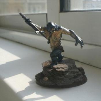 Cave Troll with Spear by mictian