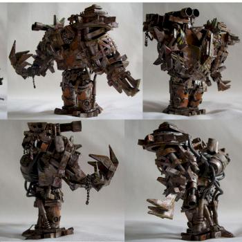 ORK DEFF-DREAD or Killa Kan very unique Scratchbuilt by TheMasterOfTerrains