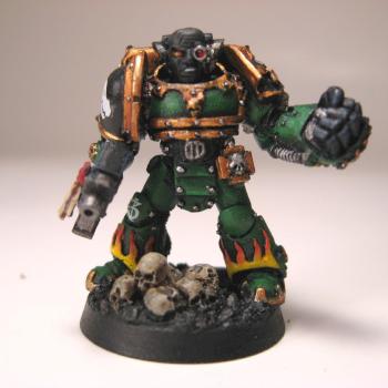 Space Marine Sergent in Mk II Armour by Machinator