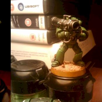 Space Marine - Rocket Launcher WIP by TomCo