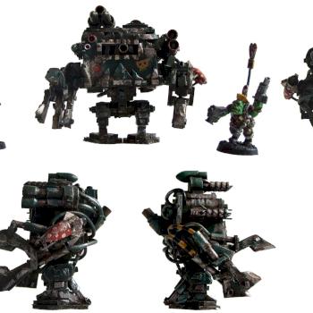 ORK DEFF-DREAD or Killa Kan 3 very unique Scratchbuilt by TheMasterOfTerrains