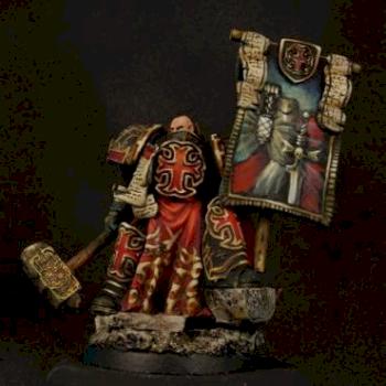 28mm / 30mm SF Templar Knight conversion / sculpture by rene