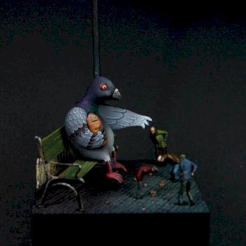The retired pigeon by damek 86