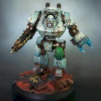 Death Guard Contemptor Dreadnought by Demonrich