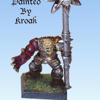 Porte-étendard des guerriers du chaos by kroak