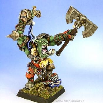 Grimgor Ironhide Black Orc Warlord by SaxonAngel