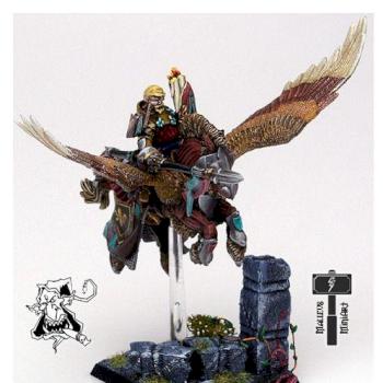 Bretonnian Hero on Pegasus by Purc