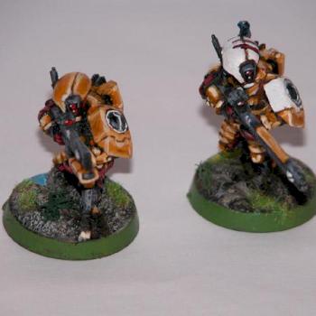 two Firewarriors by Manuel