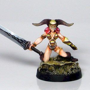Celtos Ltd Edition Eilea Swordswoman by weina