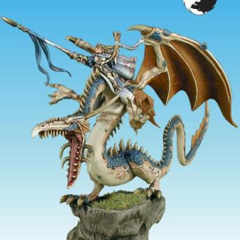 Prince Imrik riding dragon by Fenris Studio