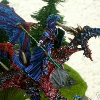 Tzeentch Chaos Lord auf Drache by Assurthaan