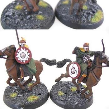2 Riders of Rohan GW Lord of the Rings LOTR by mb kh lotrminiatures