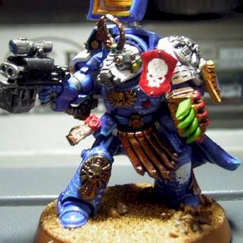 Captain Agemman of the Ultramarines by JaWzY