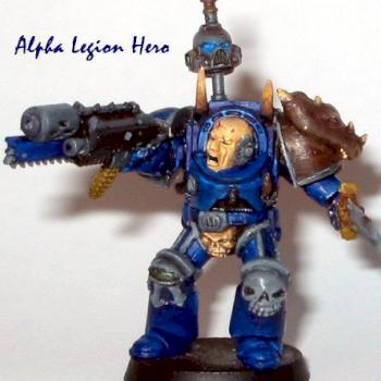 Alpha Legion Hero in Terminator armor by Blood raven7