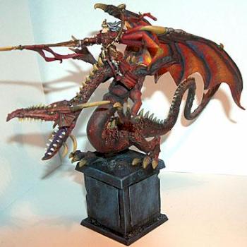 Hochelfen : Imrik auf Drache by Assurthaan