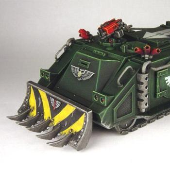Dark Angel Space Marine Rhino MK1 by Spartanacus