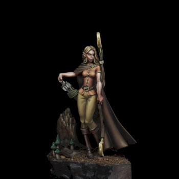 Shae the half elf by Diddy_Miniatures