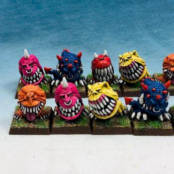 Orcs & Goblins Gnarly Cave Squigs by wargame
