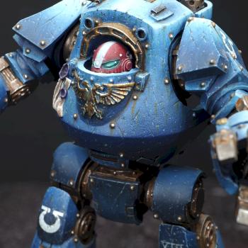 Contemptor Dreadnought Ultramarines by gimiak