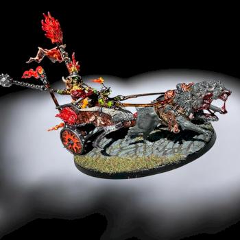 Age of Sigmar Snarlboss on War-Wheela by Vivi