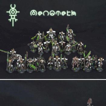 Necron Menotekh complete dynasty by Shi Vral