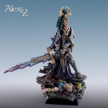 Warhammer Dark Elves Hero Tullaris Commision by Alexi-Z by Maranith