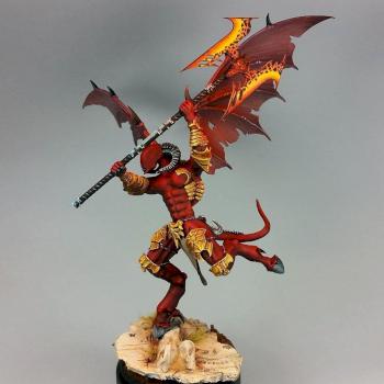 Khorne Demon Prince - Bloodthirster by Phyrex-SiB