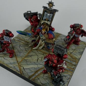 Blood Angels Squad by BlueDorian