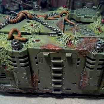 Chaos nurgle rhino by Beagle.modz