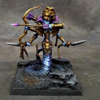 Dark Elves Bloodwrack Medusa variation 3 by Awaken Realms by Maranith