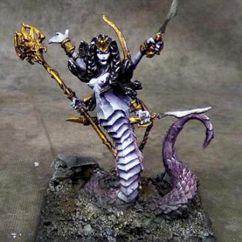 Dark Elves Bloodwrack Medusa variation 2 by Awaken Realms by Maranith