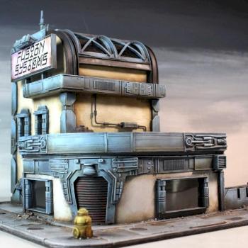 Fusion Systems Sci-Fi Building & Storefront by Terraformer