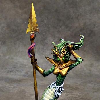 Dark Elves Bloodwrack Medusa variation 1 by Awaken Realms by Maranith