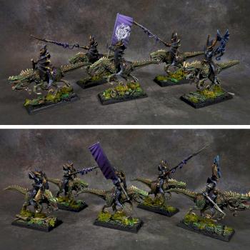 Warhammer Dark Elves Cold One Knights by Awaken Realms by Maranith