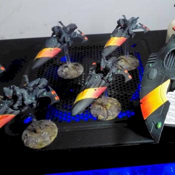 Eldar bikes and Fire Prism by Das_TrA