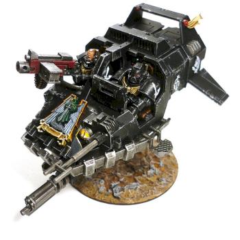 Ravenwing Landspeeder by Manflis
